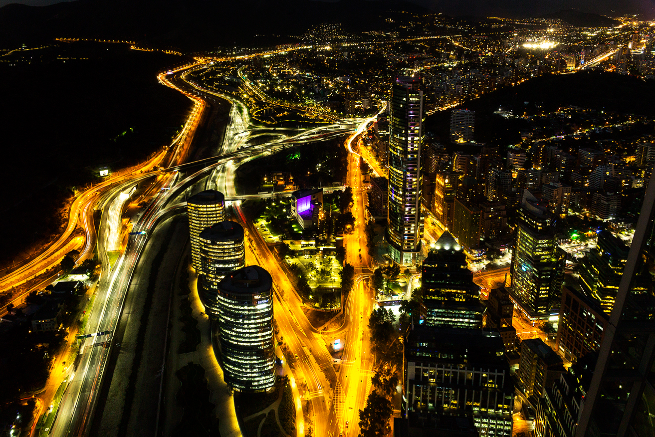 Santiago Nocturno. Región Metropolitana